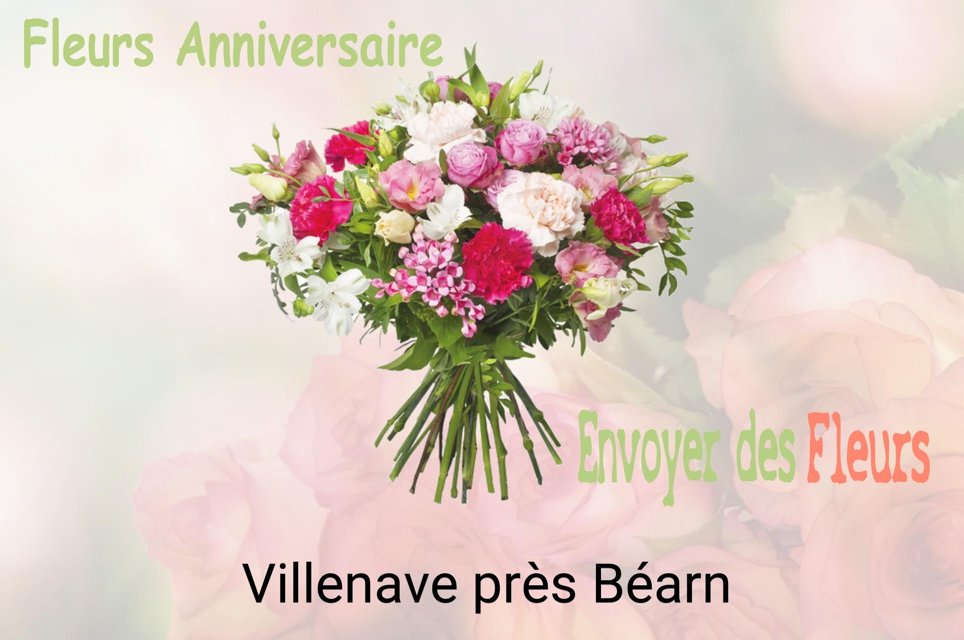 Bouquet de fleurs d’anniversaire livré à Villenave-près-Béarn