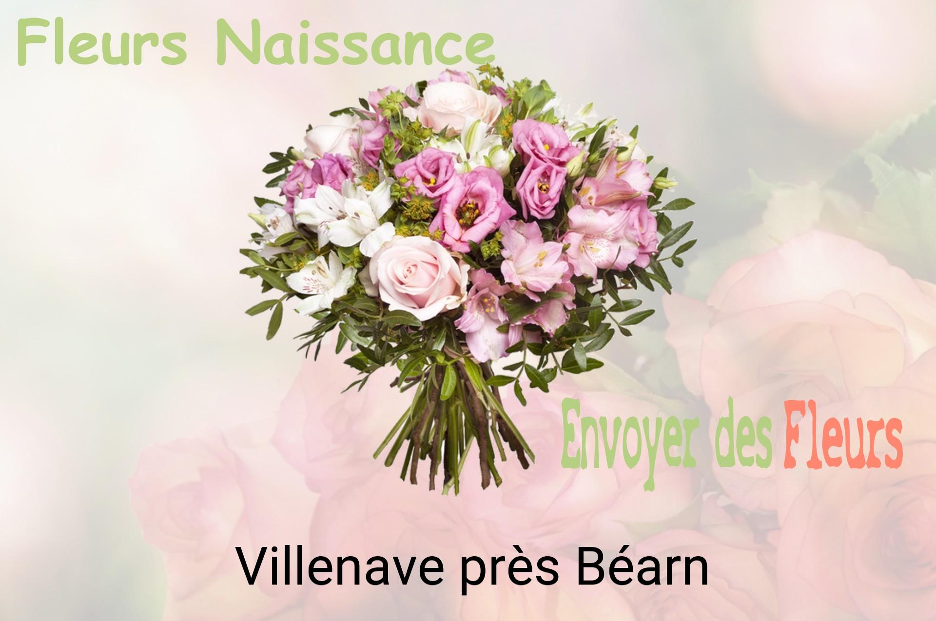 Bouquet de fleurs de naissance livré à Villenave-près-Béarn